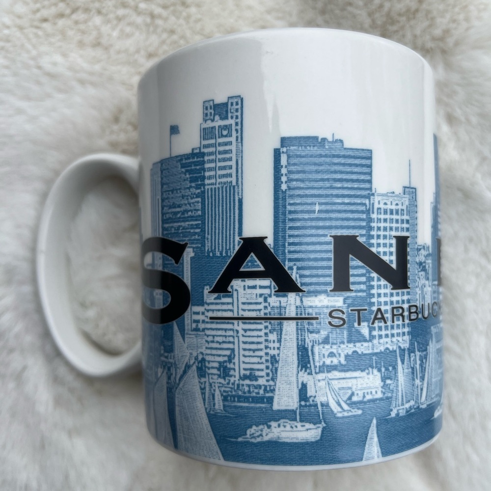 Starbucks 2002 SAN DIEGO Barista Skyline Series One Coffee Mug